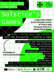 ONLINE EVENT | Trust in Play Solstice’s Games Party